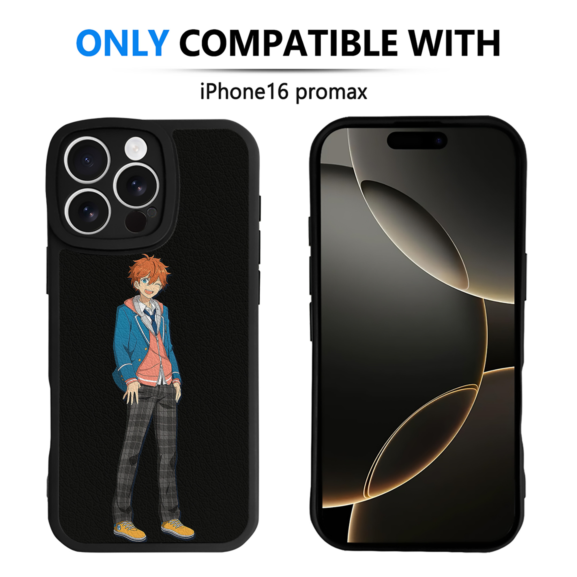 （画像用） あんさんぶるスターズ! Ensemble Stars 【iPhone 16シリーズ対応】シリコンスマホケース（レザー調） 材質：シリコン